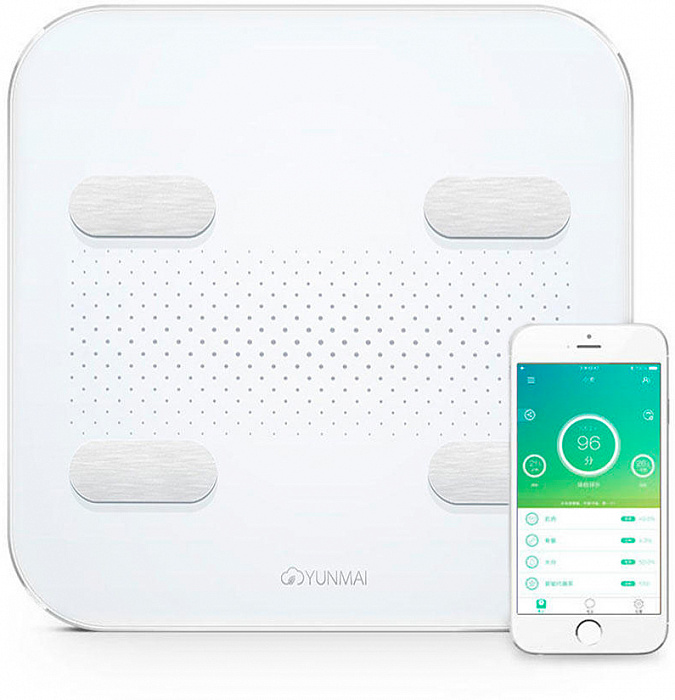 Умные весы Yunmai Color 2 (White) купить в интернет-магазине icover