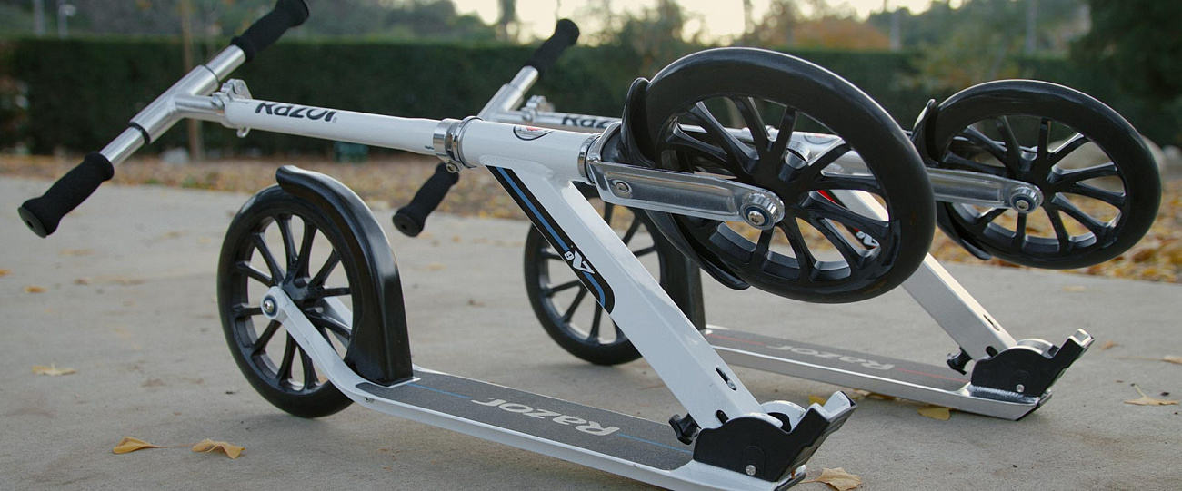 Самокат Razor A6 (Silver) купить в интернет-магазине icover