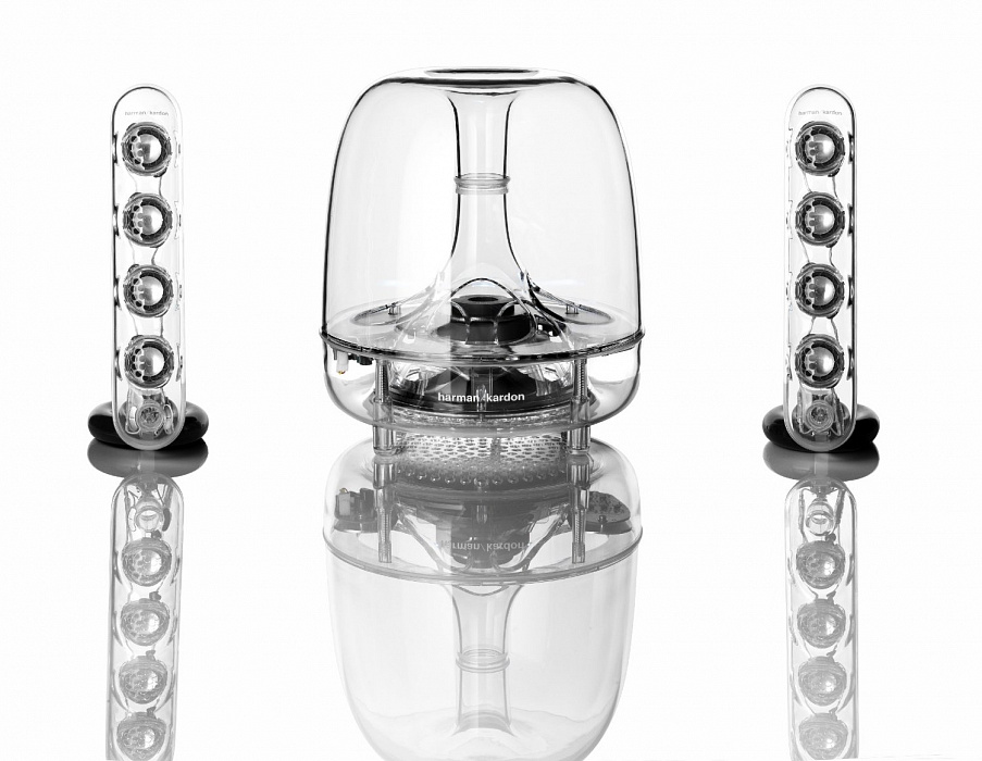 Беспроводная акустика Harman Kardon SoundSticks Wireless (Transparent) купить в интернет-магазине icover