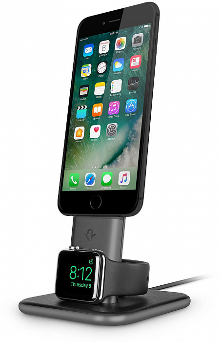 Док-станция Twelve South HiRise Duet для Apple Watch и iPhone (Black) купить в интернет-магазине icover