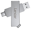 Флеш-накопитель Lexar Dual 256GB USB 3.1 Type-C/Type-A (Silver) купить в интернет-магазине icover
