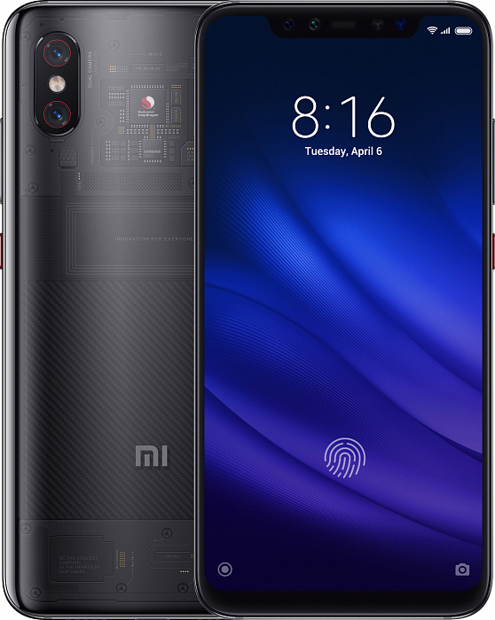 Смартфон Xiaomi Mi 8 Pro 128Gb M1807E8A (Transparent Titanium) купить в интернет-магазине icover