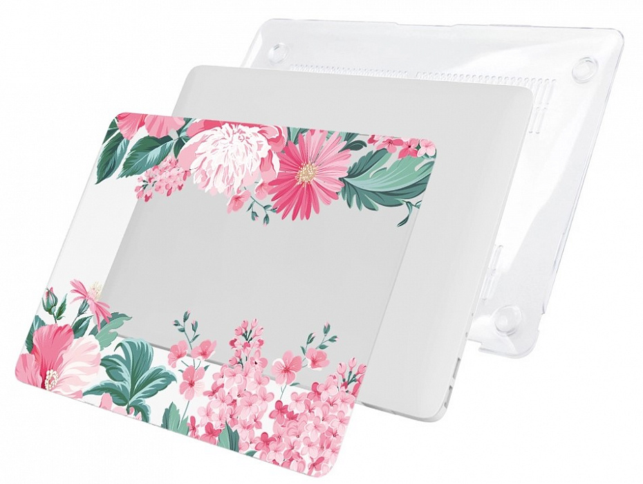 Чехол накладка пластиковая i-Blason Cover для Macbook Pro 13 A1706/A1708 (Pink Floral) купить в интернет-магазине icover