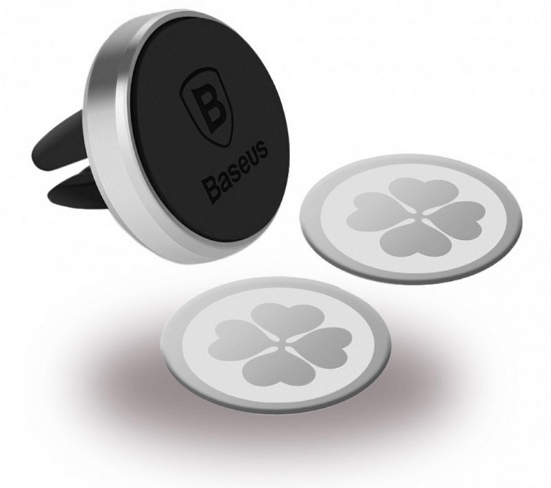 Магнитный автомобильный держатель Baseus Magnet Car Mount (Silver) купить в интернет-магазине icover