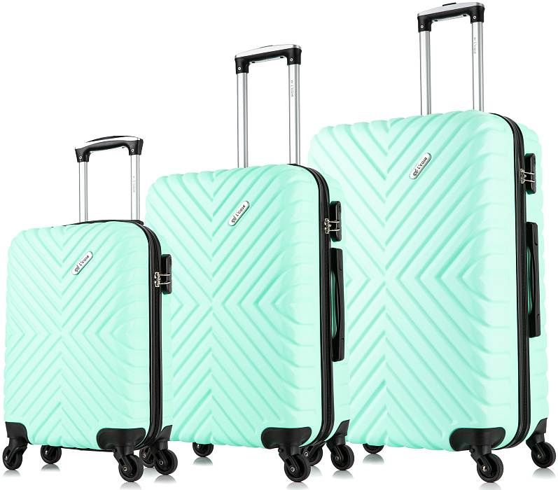 Чемодан L'Case New Delhi размер L (Mint) купить в интернет-магазине icover