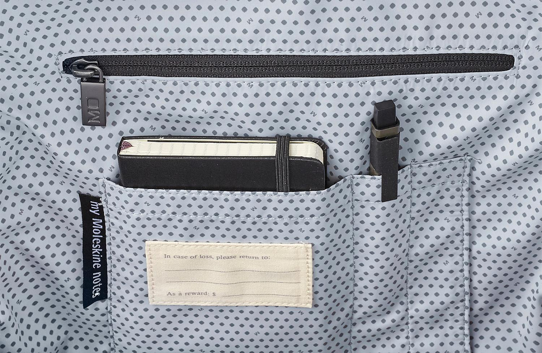 Рюкзак Moleskine Canvas (ET98CCBKBK) для ноутбука 15'' (Black) купить в интернет-магазине icover