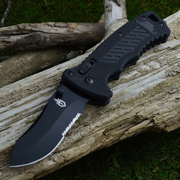 Gerber Tactical DMF Folder (31-000582) - нож складной (Black) купить в интернет-магазине icover