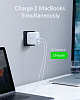 Сетевое зарядное устройство Anker PowerPort Atom III Duo USB-С (A2629H21) купить в интернет-магазине icover