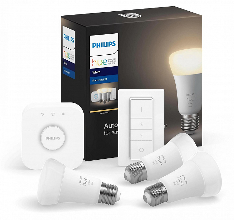 Стартовый комплект Philips Hue белый купить в интернет-магазине icover