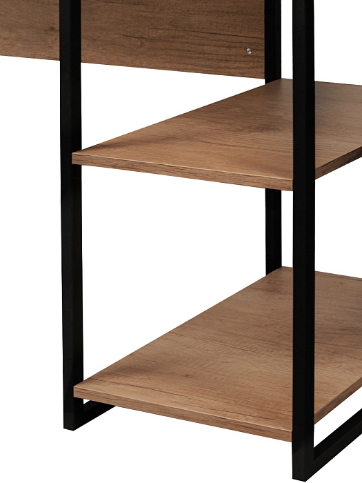 Стол двойной лофт RIDBERG DETROIT (Dark Oak) купить в интернет-магазине icover
