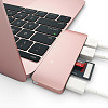 USB-хаб Satechi Combo Hub USB Type-C ST-TCUPR (Rose Gold) купить в интернет-магазине icover