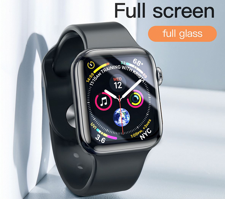 Защитное стекло Autobot UR для Apple Watch Series SE/6/4 40mm (Black) купить в интернет-магазине icover