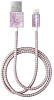 Кабель iDeal Port (IDFCL-52) USB to Lightning (Pillion Pink Marble) купить в интернет-магазине icover