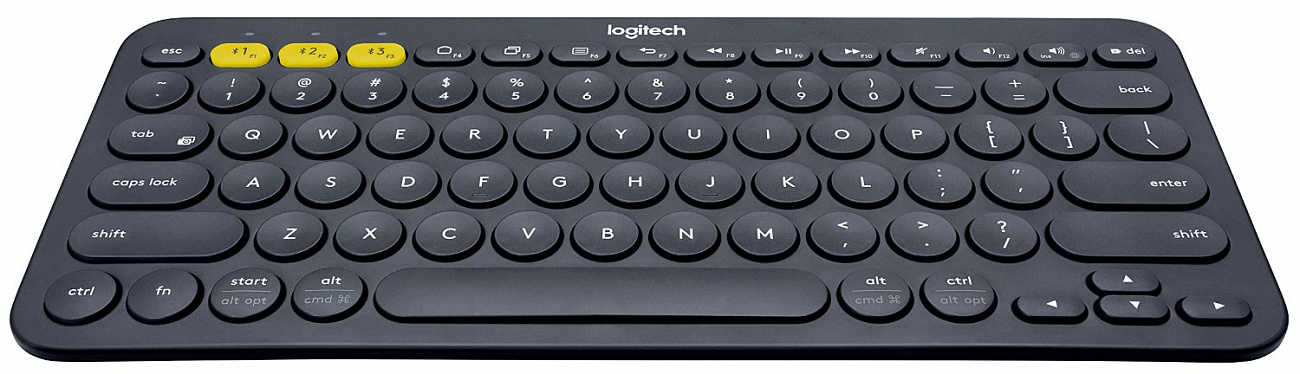 Беспроводная клавиатура Logitech K380 Wireless Bluetooth Keyboard 920-007584 (Dark Grey) купить в интернет-магазине icover