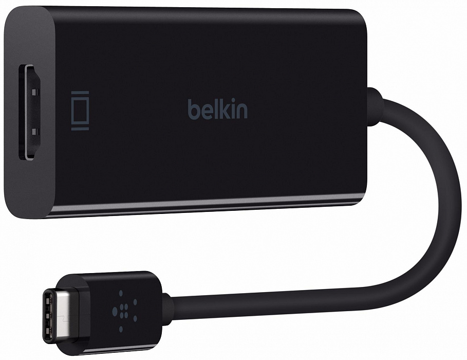 Переходник Belkin USB-C-HDMI F2CU038btBLK (Black) купить в интернет-магазине icover