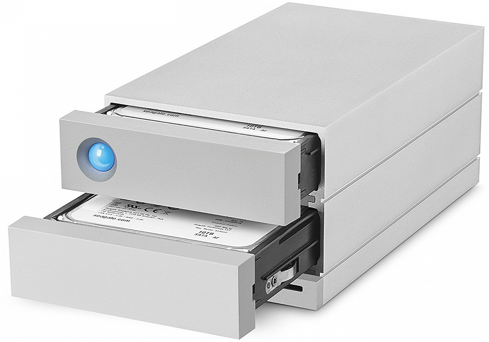 Сетевое хранилище LaCie 2big Dock (STGB28000400) Thunderbolt 3 28Tb (Silver) купить в интернет-магазине icover