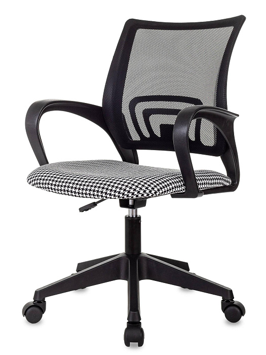 Кресло компьютерное Бюрократ Room TW-01 Morris 10 (Black/White) купить в интернет-магазине icover