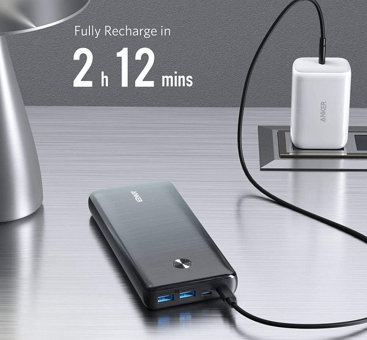 Внешний аккумулятор Anker PowerCore III Elite 25600 mAh A1291H11 (Black) купить в интернет-магазине icover