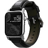 Ремешок Nomad Traditional Strap Shell Cordovan (NM1A48ST00) для Apple Watch Series SE/6/2/3/4 42/44 mm (Black/Silver) купить в интернет-магазине icover