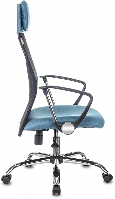Кресло руководителя Бюрократ KB-6N/SL/B (Black/Blue) купить в интернет-магазине icover