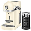 Капсульная кофемашина KitchenAid Artisan Nespresso & Aeroccino 5KES0504EAC (Cream) купить в интернет-магазине icover