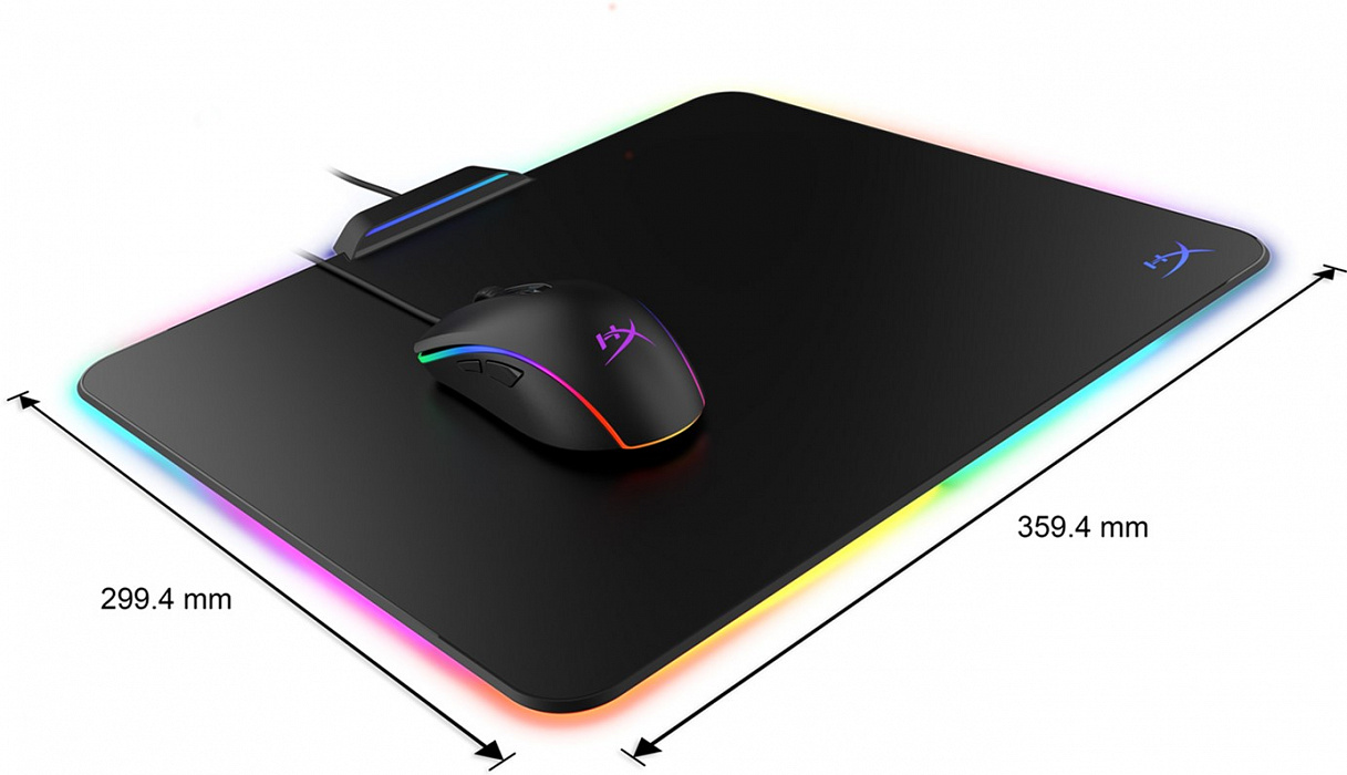 Игровой коврик для мыши HyperX Fury Ultra RGB M (HX-MPFU-M) купить в интернет-магазине icover