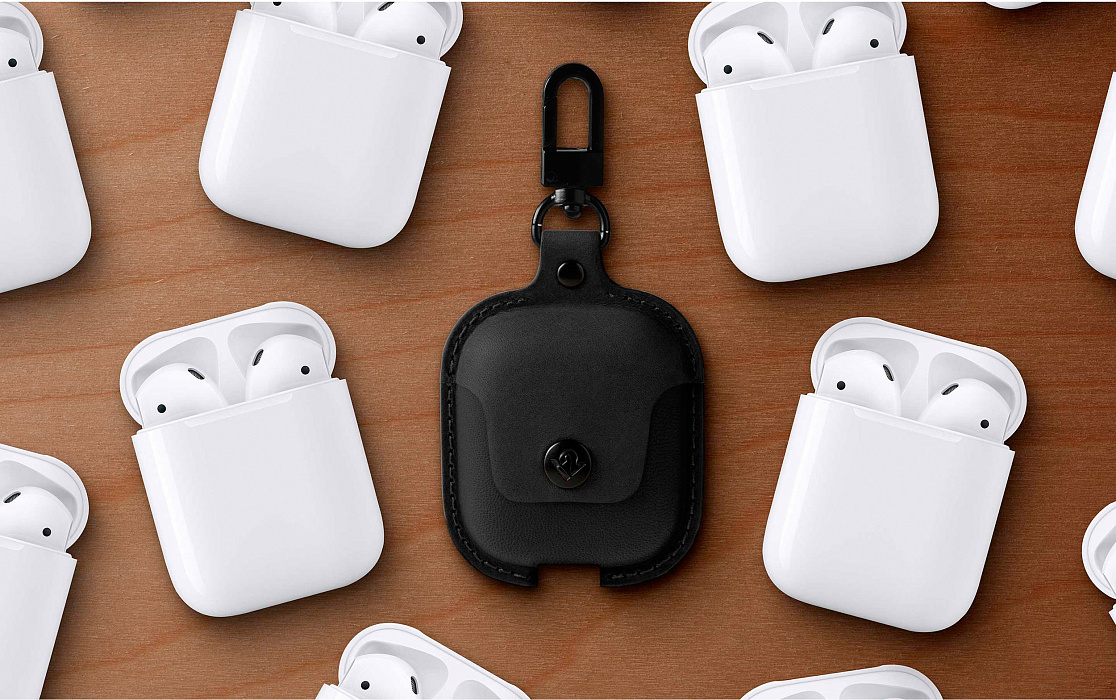 Чехол Twelve South AirSnap (12-1802) для AirPods (Black) купить в интернет-магазине icover