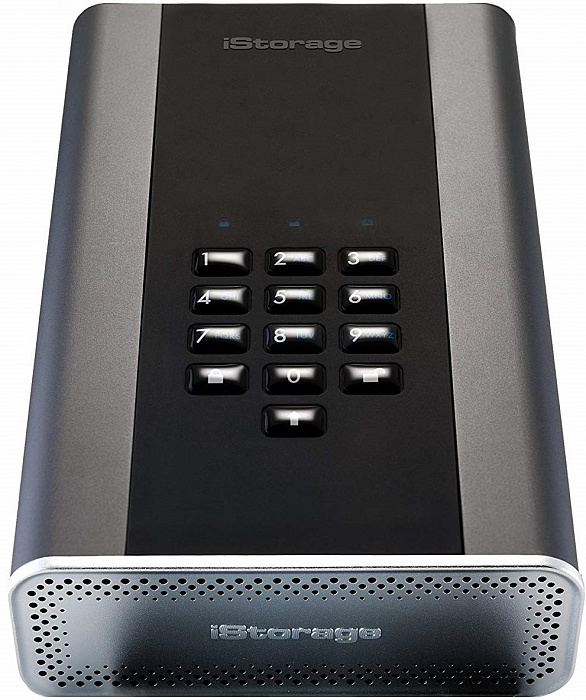 Защищенный внешний накопитель iStorage DiskAshur DT2 5Tb HDD (Silver) купить в интернет-магазине icover