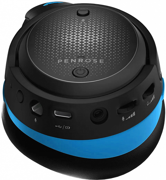 Беспроводные игровые наушники Audeze Penrose (Black/Blue) купить в интернет-магазине icover