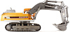 Hobby Engine Excavator 1:12 - радиоуправляемый экскаватор (Yellow) купить в интернет-магазине icover