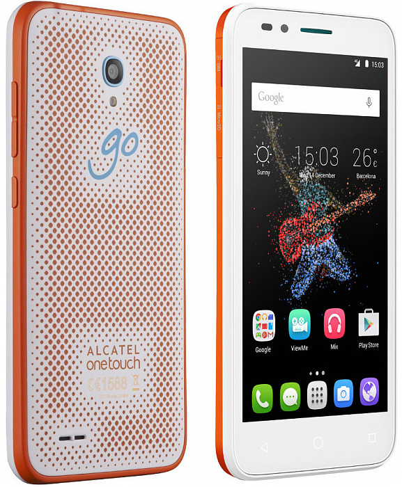 Смартфон Alcatel One Touch 7048X Go Play (White/Orange/White) купить в интернет-магазине icover