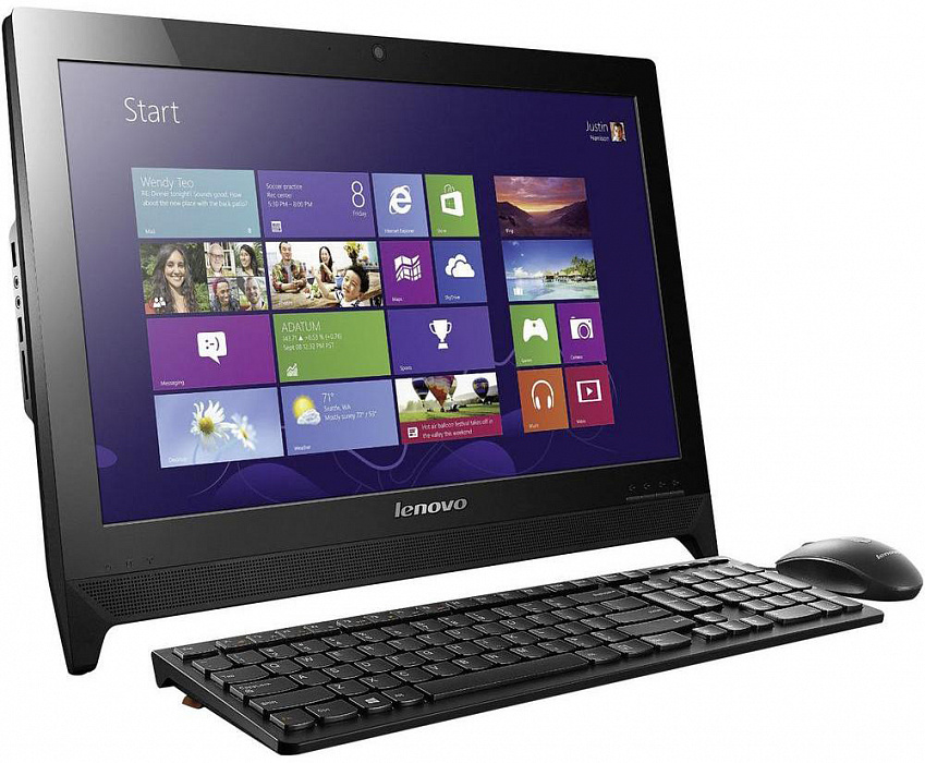 Моноблок Lenovo IdeaCentre C20-00 19.5'', Intel Celeron N3050 1.6Ghz, 2Gb, 500Gb HDD (F0BB00D5RK) купить в интернет-магазине icover