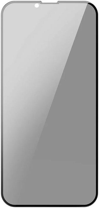 Защитное стекло Baseus Curved Crack-resistant Anti-spy 0.23 (SGQP020401) для iPhone 13/13 Pro (Black) купить в интернет-магазине icover