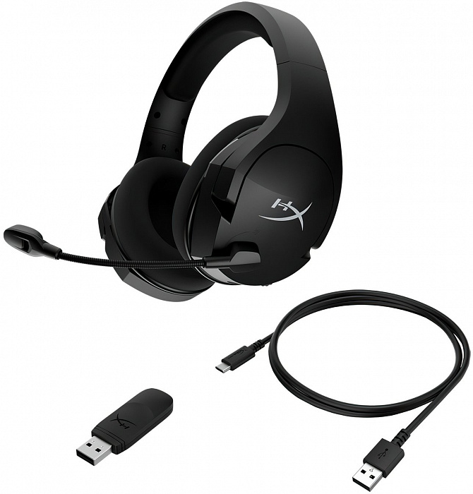 Беспроводная игровая гарнитура HyperX Cloud Stinger Core 7.1 HHSS1C-BA-BK/G (Black) купить в интернет-магазине icover