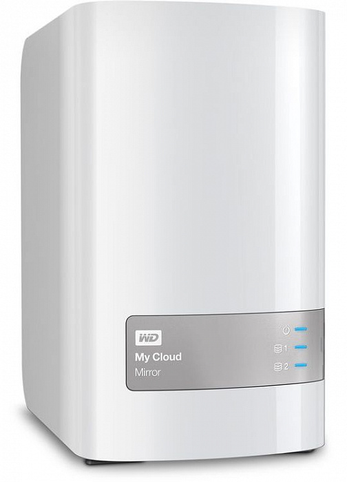 Сетевое хранилище Western Digital My Cloud Mirror Gen2 4Tb WDBWVZ0040JWT (White) купить в интернет-магазине icover