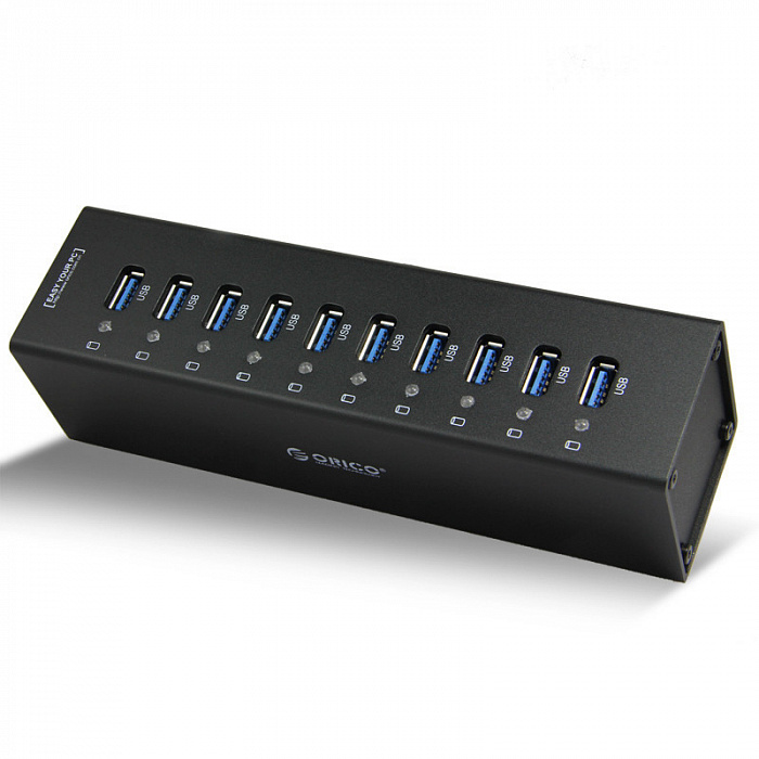 Orico A3H10 - концентратор USB 3.0 (Black) купить в интернет-магазине icover