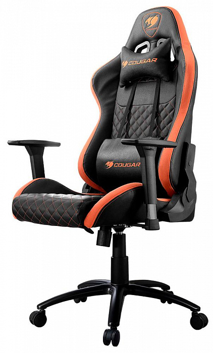 Кресло компьютерное Cougar Rampart (Black/Orange) купить в интернет-магазине icover