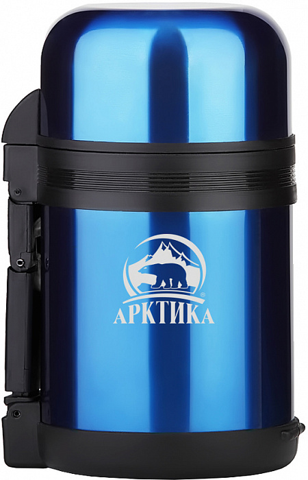 Термос универсальный с широким горлом Арктика 0.8 л 202-800 (Blue) купить в интернет-магазине icover