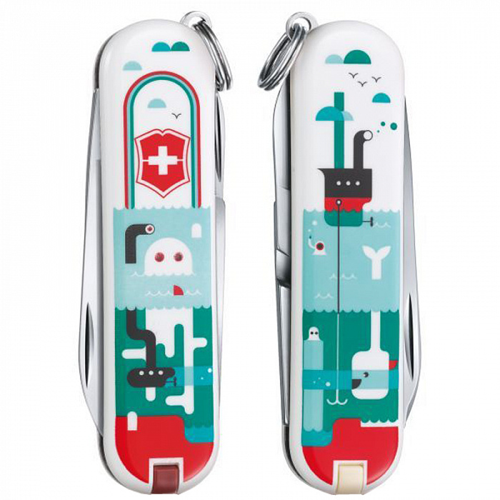 Нож-брелок Victorinox Classic LE 2015 0.6223.L1502 (Sea World) купить в интернет-магазине icover