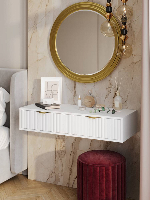 Консоль подвесная RIDBERG LUGANO 2Я (White/Gold) купить в интернет-магазине icover
