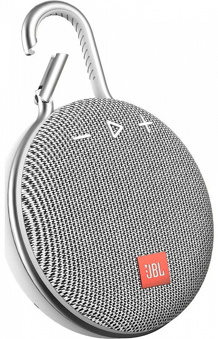 Портативная акустическая система JBL Clip 3 (White) купить в интернет-магазине icover