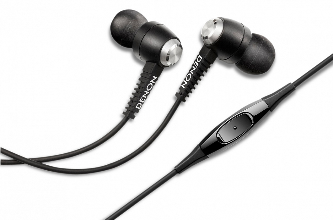 Denon AH-C120MA - внутриканальные наушники c микрофоном (Black) купить в интернет-магазине icover