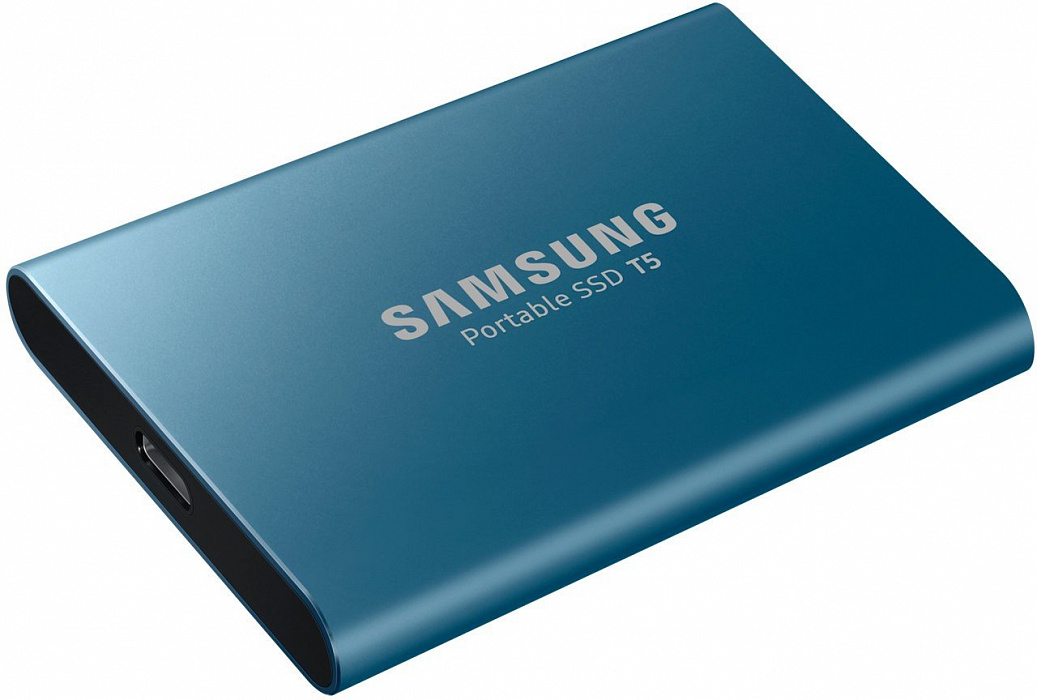 Внешний накопитель Samsung Portable SSD T5 500Gb MU-PA500B/WW (Blue) купить в интернет-магазине icover