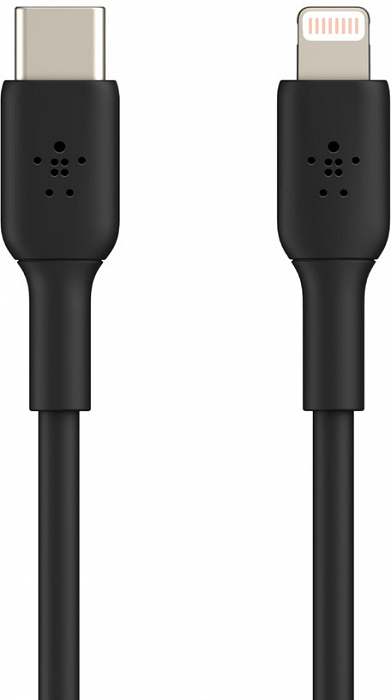 Кабель для iPhone, iPad Belkin Boost Charge USB-C/Lightning 1m CAA003bt1MBK (Black) купить в интернет-магазине icover