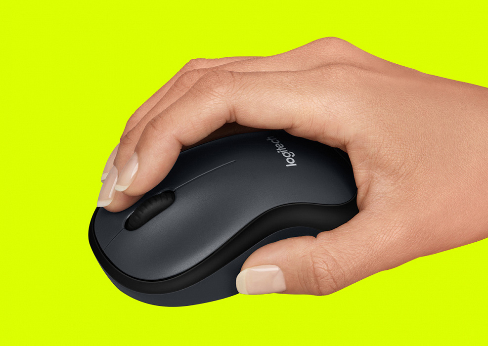 Беспроводная мышь Logitech M220 Silent (Charcoal) купить в интернет-магазине icover