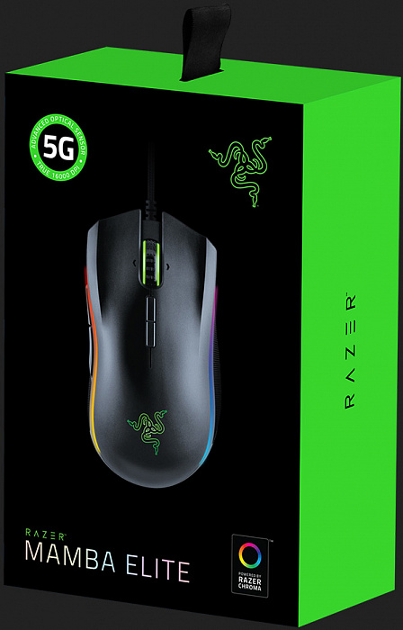 Игровая мышь Razer Mamba Elite RZ01-02560100-R3M1 (Black) купить в интернет-магазине icover