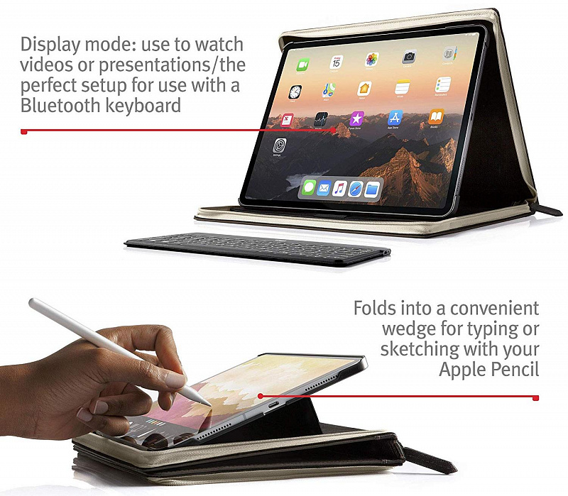 Чехол-книжка Twelve South BookBook Vol 2 для iPad Pro 11'' (Brown) купить в интернет-магазине icover