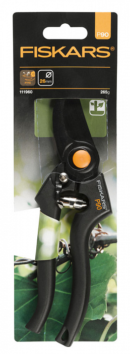 Fiskars P90 (111960) - профессиональный садовый секатор (Black) купить в интернет-магазине icover