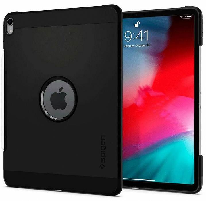 Чехол Spigen Tough Armor (068CS25200) для iPad Pro 12.9" 2018 (Black) купить в интернет-магазине icover
