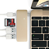 USB-хаб Satechi Combo Hub 3 in 1 USB Type-C B019PHF9UO (Gold) купить в интернет-магазине icover